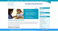 Desktop Screenshot of farnhamroadpractice.co.uk