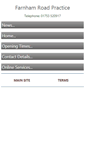 Mobile Screenshot of farnhamroadpractice.co.uk